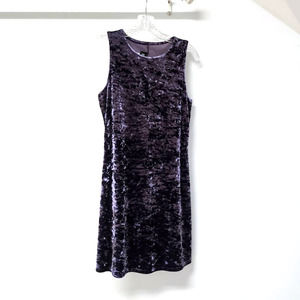 Purple Velvet Sleeveless dress Size M